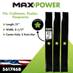 MaxPower blade edge close-up showing sharpness for cleaner cuts