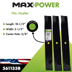 Maxpower blade edge close-up showing factory-sharpened edge for cleaner cuts