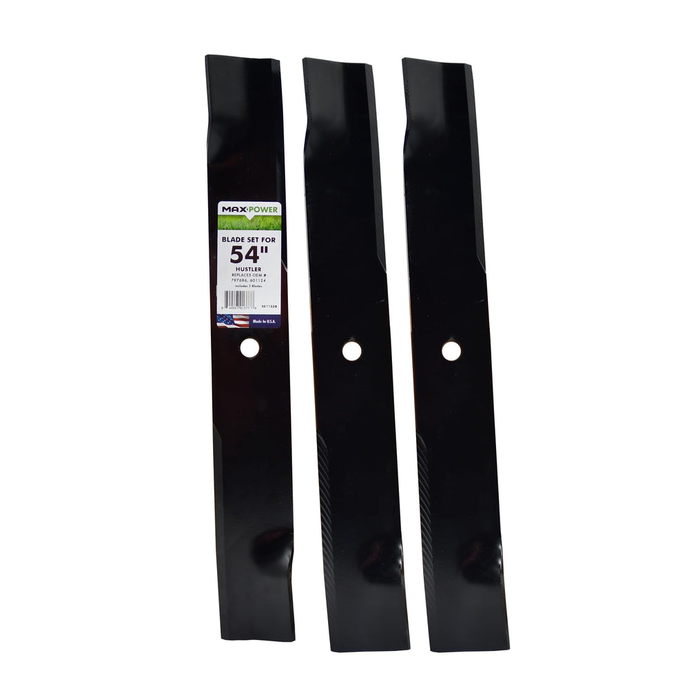 Maxpower blade front packaging showing fitment information and USA-made quality