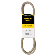 Maxpower front profile belt showing full 1/2" x 61" size and durable cover