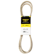 Maxpower front view of 1/2" x 75" belt showing profile and brand durability