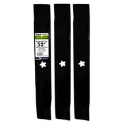 MaxPower front view of three-blade set showing fit and finish for reliable replacement