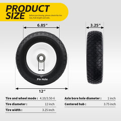 MaxxHaul hub detail showing double-sealed bearings for smoother rolling