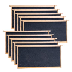 MayBee front view of deep brood frame showing sturdy pinewood and clean finish for durability