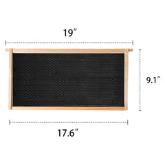 MayBee frame next to ruler showing standard 9-1/8" deep dimensions for fit confirmation