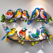 Meduofon front view two birds showing vibrant colors and curb appeal