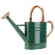 Megawodar front view galvanized watering can showing durable finish and vintage style