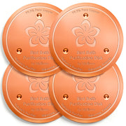 Mellbree front pack view showing four copper discs and benefits