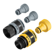 Melnor QuickConnect front packaging showing kit contents and easy installation benefit