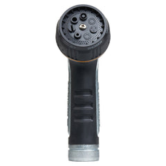 Melnor XT451 close-up of rubberized grip and head for comfortable use