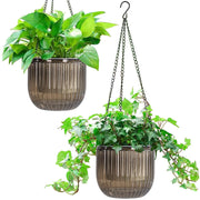 Melphoe front view hanging planter showing clean modern design and easy hanging benefit