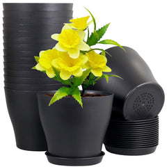 Meowell front view of 16-pack pots showing clean minimalist design and stackability