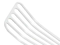 Mercer Culinary Hell's Handle close-up of precision-ground blade for clean, delicate flipping