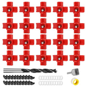 MEWTOGO front view of 20-pack kit showing nipples and accessories for easy setup