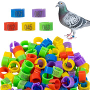 MEWTOGO front packaging showing 100 numbered pigeon leg bands for easy inventory