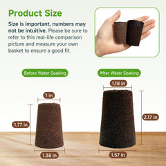 MEYCEMT close-up of peat and coir texture showing moisture retention benefit