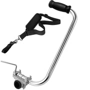 Meyoppm front view of ergonomic trimmer handle showing balance benefit
