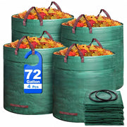 Mezchi front packaging view showing four folded lawn bags for easy storage and large capacity