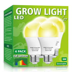 mfxmf front packaging showing four full-spectrum grow bulbs and key specs