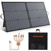 MHPOWOS folded panel front view showing compact transport and easy handling