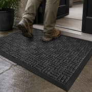 Mibao front view entrance mat showing durable welcome surface benefit