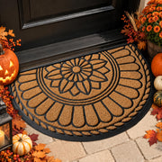 Mibao front semicircle mat showing bright yellow color and entrance protection