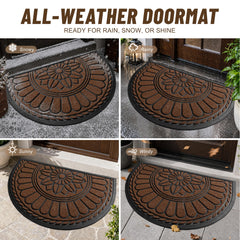 Mibao mat in front-door setting protecting interior from mud