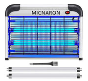 Micnaron front view showing compact design and protective grid benefit: safe placement