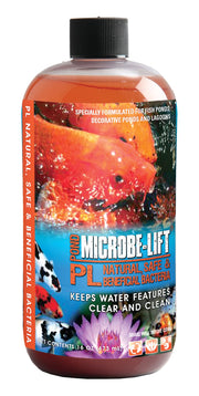 MICROBE-LIFT bottle front view showing label and size with clear product ID and benefits