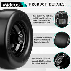 Midcos precision steel rim detail showing robust load support and corrosion resistance
