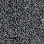 Midwest Hearth bag front view showing black lava rocks and weight