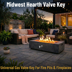 Midwest Hearth close-up of socket engaging stem, ensures secure fit