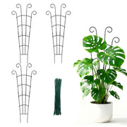MIJAYENV trellis front view showing sleek black frame and tidy support
