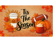 Mindsoft doormat front view with autumn graphics offering seasonal curb appeal