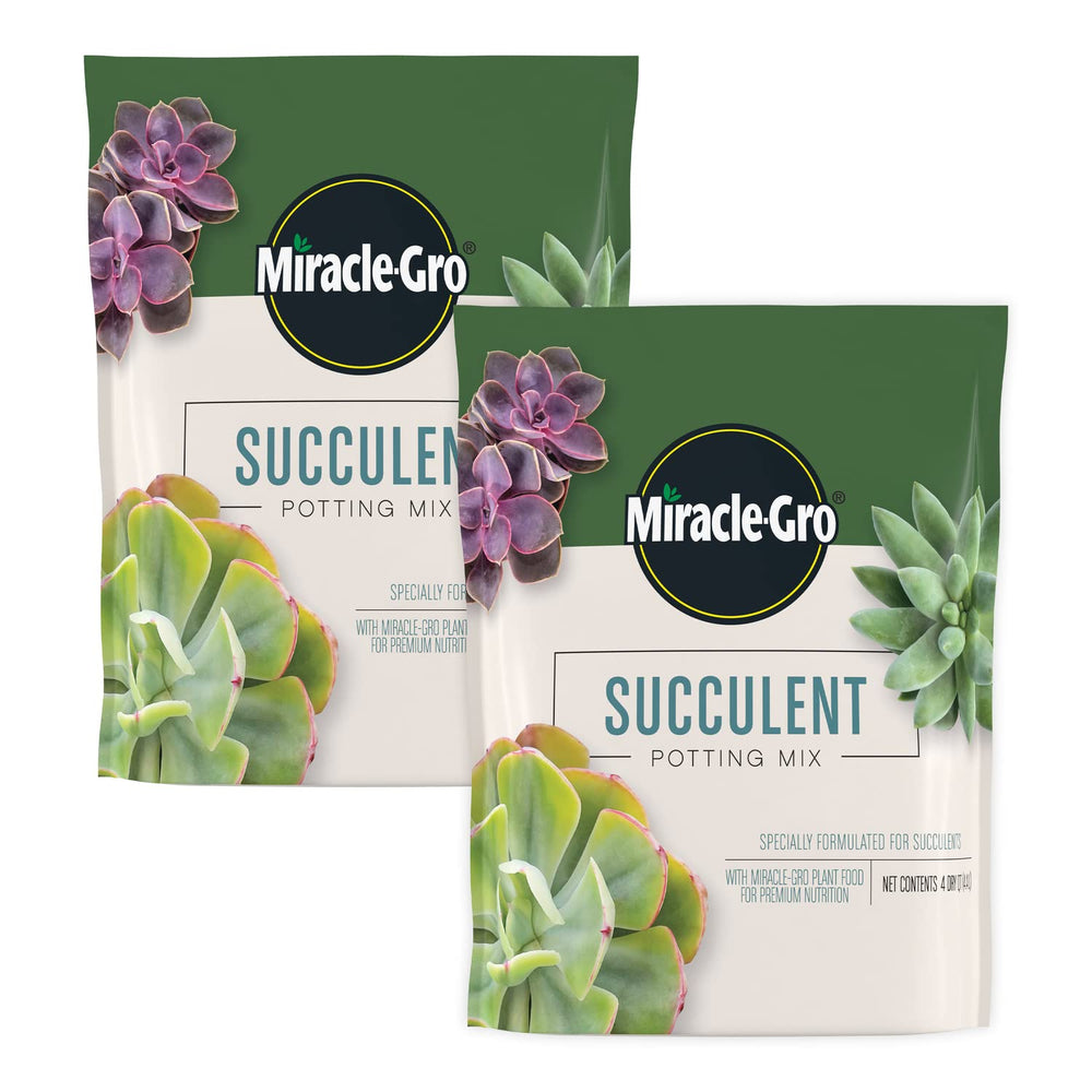 Miracle-Gro front packaging showing product benefits and size