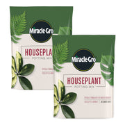 Miracle-Gro front packaging showing two 4-quart bags and clear product information