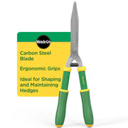 Miracle-Gro front view of 21-inch shears showing full length and clean design for precise trimming