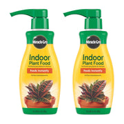 Miracle-Gro bottle front label showing product and clear usage benefit