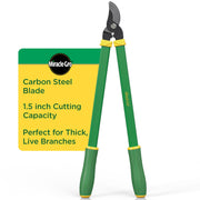 Miracle-Gro lopper front view showing full tool and balanced design benefit