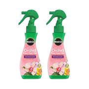 Miracle-Gro front packaging showing two 8 fl oz bottles and clear label benefit