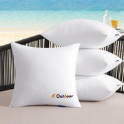 MIULEE front packaging showing four waterproof pillow inserts and quick styling benefit