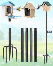 MIUVIBENI front view of assembled pole showing full height and stability benefit