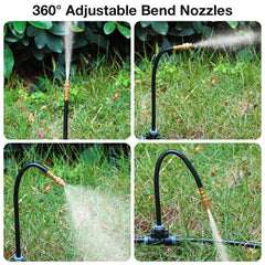 MIXC copper adjustable nozzle close-up showing durable spray control