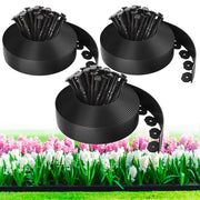 MIXC front view of three rolled edging kit, shows compact packaging and ready-to-install convenience