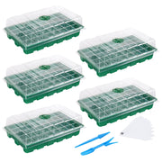 MIXC front view of five-pack tray set showing neat organization and clarity
