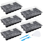 MIXC front view seed tray showing full 200-cell layout for organized germination