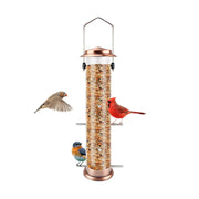 MIXXIDEA feeder front view showing full eight-port design and metal finish benefits visibility