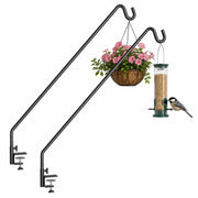 MIXXIDEA front view of two extensible deck hooks showing durable construction and reach