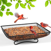 MIXXIDEA front view of platform tray showing sturdy design and easy fill benefit