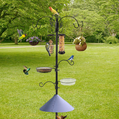 MIXXIDEA round mesh seed feeder close-up showing durable mesh design